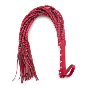 Fouet d'équitation SPALL JP SPORTS en cuir véritable de vachette, fouet d'équitation avec poignée en cuir, outil d'entraînement pour chevaux, équitation, BDSM - Product Image 1