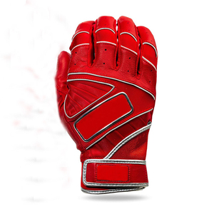 Premium Leather Construction Baseball Batting <b>Gloves</b> Made with high-quality durable leather for superior grip Batting <b>Gloves</b> - Product Image 2