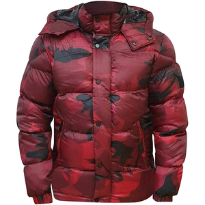 Chaqueta Acolchada Ligera y Cortavientos para Hombre, Estilo Moderno, Cuello Alto, Logotipo Frontal Personalizado, Tela de Lona, Nueva Colección de Invierno - Product Image 1