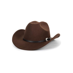 Brown Nonwoven Felt Equestrian <b>Pants</b> with Leather Band and Silver Buckle - Product Image 1