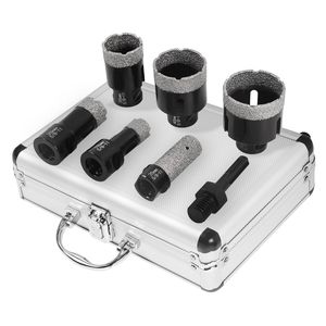 Juego de 7 brocas de diamante para perforación de agujeros, brocas de diamante de alta eficiencia para azulejos, mármol y piedra - Product Image 1