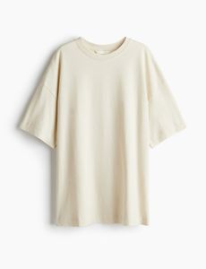 เสื้อยืดผู้ชายทรงโอเวอร์ไซส์ แขนสั้น ผ้าฝ้าย/ใยไผ่ 100% ผลิตในปากีสถาน ระบายอากาศได้ดี ดีไซน์ชายรุ่ย สีพื้น สไตล์ลำลอง - Product Image 5