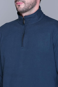 Conjunto deportivo de hombre de color liso personalizado, nuevo, transfronterizo, con pantalón informal y sudadera, talla grande - Product Image 5