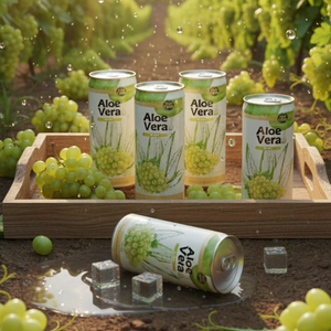 Bebida de Aloe Vera de Marca Privada OEM, 330 ml, Sabor a Frutas, Botella de Jugo de Aloe con Manzana, Kiwi, Uva, Manzana Verde y Fresa - Product Image 6