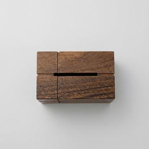 กล่องใส่กระดาษทิชชูไม้ตกแต่งสำหรับของตกแต่งบ้าน - Product Image 3