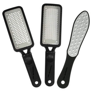 Foot <b>Files</b> 3 Piece Set Professional Pedicure Tools for Callus Removal, Heel Smoothing, and Dead Skin Exfoliation - Product Image 1