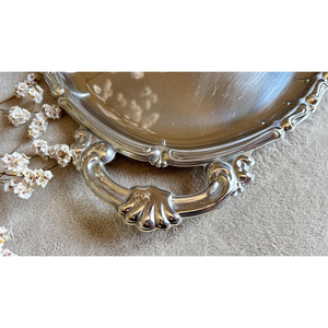 Top Luxury Modern Art <b>Gold</b> <b>Serving</b> <b>Tray</b> Super High Quality Metal Decorative <b>Serving</b> Platter for Dining Table Accessories Supply - Product Image 3