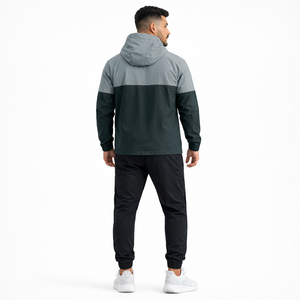 Veste imperméable à capuche pour homme, coupe-vent, streetwear, légère, fournisseur OEM en gros, USA - Product Image 5