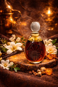 ALOURA OILS Amber Oil Essence with Amber <b>Resin</b> & Sandalwood-Aromatherapy & Religious Use Made in Uttar Pradesh - Product Image 4