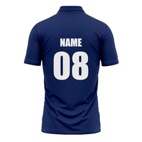 Maillot de cricket pour homme, haute qualité, multicolores, service OEM, logo personnalisé, nom de l'équipe, 100% polyester, vêtements de sport personnalisés pour équipe