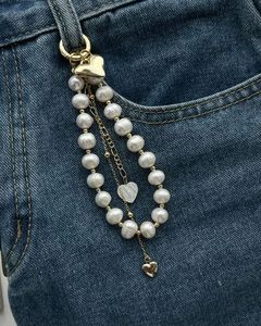 Collier ras du cou superposé pour femme avec pendentif cœur en perles et cristaux, perles de verre, accessoires de bijoux pour robe de soirée - Product Image 4