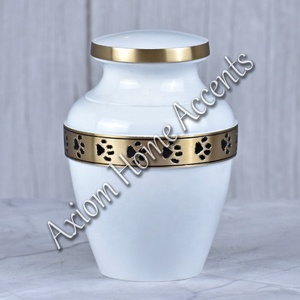 Artisan Crafted Pet Urn With Unique Design and Natural Finished for Preserving Pet Ashes in Style by Axiom Home Accents - Product Image 2