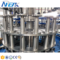 Ligne de production automatique 3-en-1 à grande vitesse pour bouteille en verre de jus de citron orange eau pétillante 500ml capacité boisson