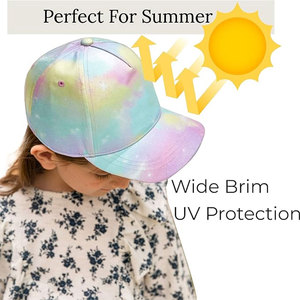 Gorra Unisex de 6 Paneles con Estampado Tie-Dye en Colores Pastel, Ajustable, para Adultos, Uso Casual de Primavera/Verano - Product Image 6