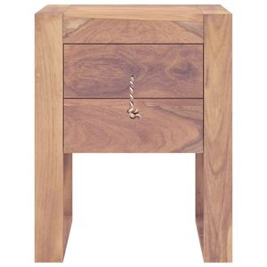 Table de chevet en teck massif naturel - Product Image 4