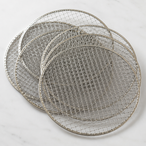 Portable Disposable Stainless Steel <b>BBQ</b> Cooking Mesh for Outdoor Charcoal Grill - Product Image 5