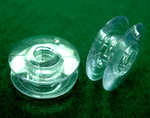 AA0054 <b>Sewing</b> machine plastic bobbin |Clear Plastic <b>Sewing</b> Bobbin <b>Case</b> Round Simple Design for <b>Sewing</b> Machine Accessory - Product Image 2