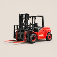 Chariot élévateur contrepoids diesel de 8,5 tonnes avec une hauteur de levage de 6 m pour la manutention des conteneurs et des usines
