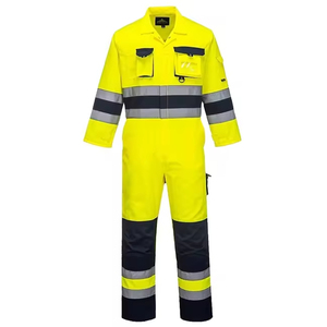 Combinaison de sécurité imperméable de qualité supérieure, classe 3 ANSI, avec logo personnalisé, vêtements de travail d'extérieur, bande réfléchissante haute visibilité, prix bas, vente en gros - Product Image 5