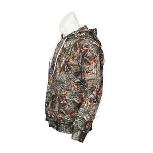 Sweat-shirt à capuche camouflage pour homme, coupe classique, en polyester tricoté respirant, décontracté, pour l'automne - Product Image 3