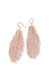 Boucles d'oreilles ethniques festives brodées à la main et perlées, bijoux de mode au meilleur prix - Product Image 6