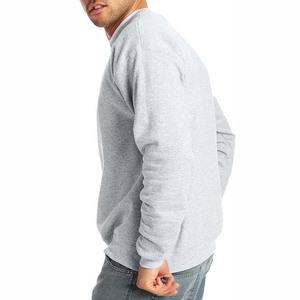 Sudadera de hombre lisa, cuello redondo, algodón orgánico sostenible, suave, ropa de moda para otoño e invierno, sudaderas de hombre en venta - Product Image 3