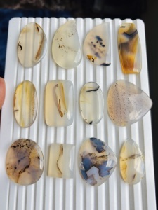 Lote de Gemas Sueltas de Ágata de Montana 100% Natural, Cabujones de Ágata de Montana de Formas Mixtas, Piedra de Cristal de Ágata Curativa, Suministro a Granel - Product Image 3
