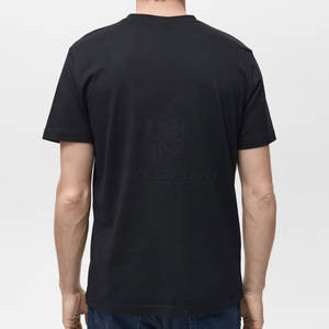 Camiseta Moderna de Estilo Urbano Informal para Hombre, Cuello en V, Tejido de Algodón Suave y Transpirable, Ligera y Cómoda, Moda de Verano - Product Image 3