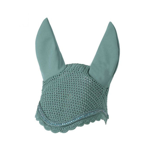 Premium Crochet Horse Fly Veil Ear <b>Bonnet</b> with Breathable Stretch Ears Noise Reduction Design for Dressage Show Jumping Eventing - Product Image 6
