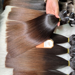 Paquetes de Punta marrón Cabello humano vietnamita crudo natural Hueso recto Varias longitudes 8 '' - 32'' Proveedor mayorista - Product Image 1