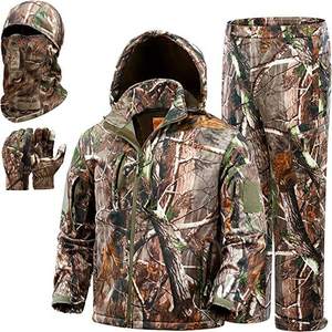 Nouvelle Collection 2026 Shero : Vêtements de Chasse Softshell pour Hommes – Veste et Pantalon de Chasse Unis, Imperméables et Isolés - Product Image 5
