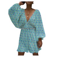 Hot <strong>Selling</strong> <strong>Best</strong> High Quality New Spring Summer Deep V-Neck Lantern <strong>Dress</strong> Slim <strong>Women</strong> Sexy Night Deep V-Neck Lantern <strong>Dresses</strong>