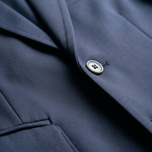 ชุดสูทธุรกิจผู้ชายแบบกระดุมสองแถว ผ้าสเตรช กางเกงทรงสอบจีบด้านหน้า เอวยางยืด ระบายอากาศได้ดี ไม่หดตัว ซักเครื่องได้ - Product Image 6
