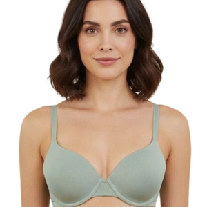 Sujetador Push-Up sin Costuras, Copa 3/4, Color Sólido, Uso Diario, para Mujer, Todas las Temporadas, Spandex/Nylon, Tirantes en Y, No Convertible - Product Image 1