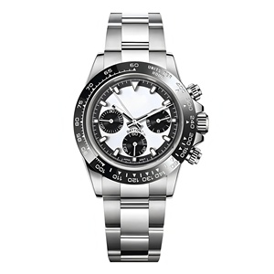 Montre Hercules personnalisée avec logo Seiko Silver Panda, mouvement Seiko Vk63, cadran MOD - Product Image 1