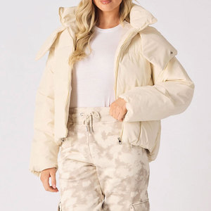 Wholesale Factory Manufactured Men's Canvas Puffer <b>Jacket</b> High Quality Thick Warm Winter Coat Stand Collar Casual <b>Padded</b> 2026 - Product Image 3