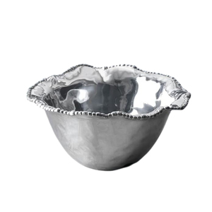 Bol de service classique en aluminium moulé, parfait pour servir des fruits secs, des dattes et des bonbons. - Product Image 4