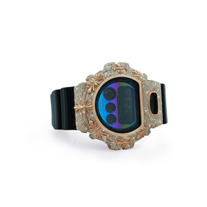 Iced Out Hiphop <b>Watch</b> Available In Natural And Moissanite Diamond-Hiphop Jewelry - Product Image 1