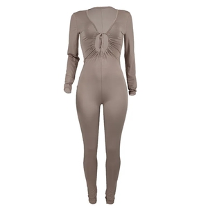Combinaisons pour femmes personnalisées, automne, décontractées, sexy, en dentelle tricotée, ajustées, longues, séchage rapide, 2024 - Product Image 4