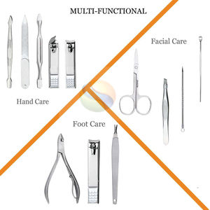 Ensemble de manucure et pédicure de luxe, personnalisable, outils à ongles en acier inoxydable de haute qualité - Product Image 2