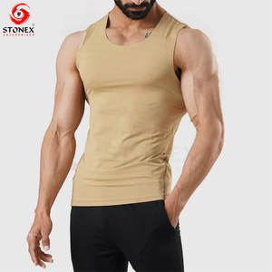 Débardeur Homme Personnalisé avec Logo, Maillot de Sport Sans Manches en Spandex/Polyester Respirant, Vente en Gros, Fournisseur OEM - Product Image 1