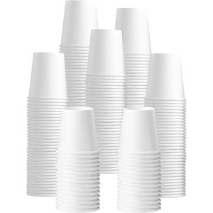 Confezione da 100 Bicchieri di Carta Monouso da 5 oz, Piccoli Bicchieri Bianchi per Bagno, Mini Bicchieri per Collutorio per Uso Individuale - Product Image 2