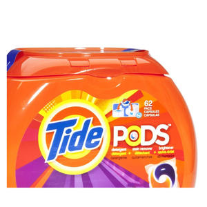 Cápsulas de detergente para ropa Tide PODS Plus Downy 4 en 1 HE Turbo, aroma April Fresh, paquete de 61 unidades - Product Image 2