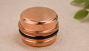 Copper <b>Water</b> <b>Bottle</b> Handcrafted Hammered Finish Portable Minimalist Design Travel Use - Product Image 5