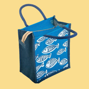 reusable grocery jute tote bag slogan print shopping carryall beach <b>handbag</b> storage organizer travel casual fabric eco - Product Image 5