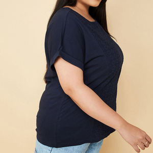 T-shirts courts pour femmes, imprimés, 100 % coton, coupe ajustée, respirants, séchage rapide, été 2026 – Service OEM direct usine, prix de gros - Product Image 2