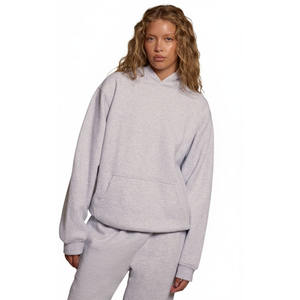 Sudadera con Capucha para Hombre de Talla Grande, Alta Calidad, Peso Pesado, 100% Algodón, Invierno, Tinte Liso, Felpa, 370 g/m² - Product Image 1