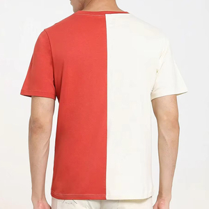 T-shirt en soie à manches courtes pour homme, été, couleur unie, confortable, ample, simple, en vente - Product Image 3