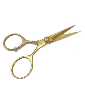 Restaurant <b>Kitchen</b> Scissors <b>Gold</b> Adjustable Screw Ultra Sharp Stainless Steel Multi-Use Home <b>Kitchen</b> Thick <b>Handle</b> 12.5cm - Product Image 1