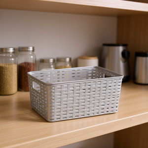 Cesta de Almacenamiento de Plástico Plateado CESTA RATTAN N2 6L 29 X 19.5 cm - Product Image 2